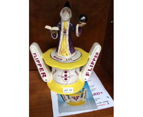 A "Totally Teapots" pottery teapot "Pinball Wizard" Limited edition 22/99 31cm high Condition: good condition no chips, crack