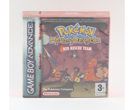 Pokémon Mystery Dungeon - Red Rescue Team - Factory Sealed - Nintendo Game Boy Advanced.   This lot contains a factory sealed