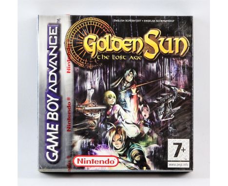 Golden Sun - The Lost Age - Factory Sealed - Game Boy Advanced - Red Seal. This lot contains a factory sealed copy of Golden 