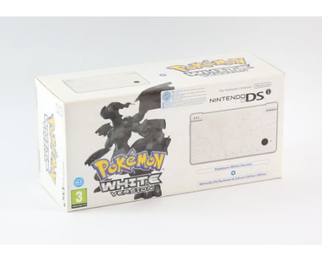 Nintendo DSi Pokémon White Version - New & Sealed. This lot contains a sealed Nintendo DSi handheld, the Reshiram & Zekrom 'w