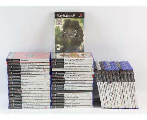 Large Assortment of PlayStation 2 Games. This lot contains over 40 boxed PlayStation 2 Games. Some of the highlights include 