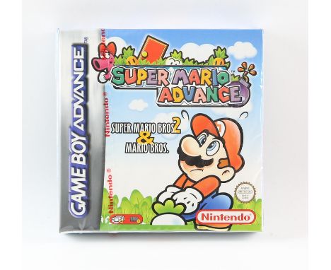 Super Mario Advance - Factory Sealed - Game Boy Advanced - Red Seal. This lot contains a factory sealed copy of Super Mario A