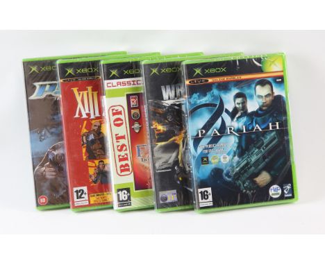 Original Xbox Factory Sealed Action Collection.  This lot contains five factory sealed action tittles for the original Xbox: 