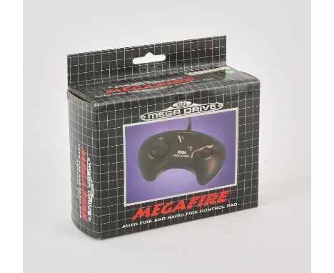 Sega Mega Drive Mega Fire Controller New - Boxed/Unused.  This lot contains a boxed and unused Mega Fire controller for the S
