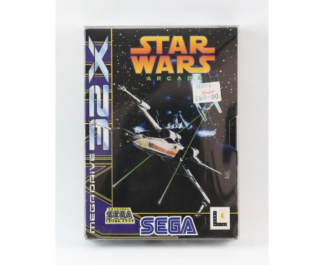 Star Wars Arcade - New With Factory Tear Strip - SEGA 32X This lot contains Star Wars Arcade for the 32X. This item is brand 