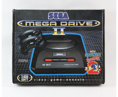 SEGA Mega Drive 2 - Sonic 2 Edition - New - Boxed and Unused. This lot contains a boxed Mega Drive Model 2 - the console has 