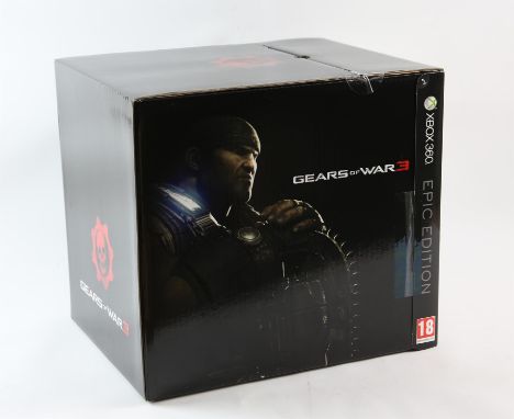 Gears Of War 3 - Epic Edition - New & Sealed. This item is brand new and sealed. Contain the following items: A limited editi