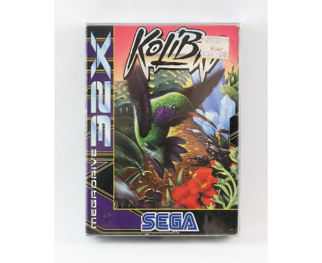 Kolibri - New With Factory Tear Strip - SEGA 32X This lot contains one of the rarest 32X games, Kolibri. This item is brand n