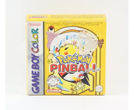 Pokémon Pinball - Boxed - Game Boy Color. This lot contains a boxed copy of Pokémon Pinball for the Nintendo Game Boy Color. 