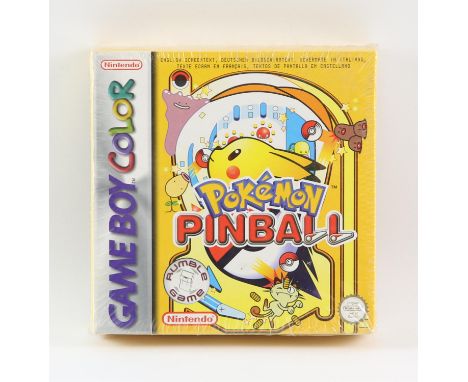 Pokémon Pinball - Sealed - Game Boy Color. This lot contains a sealed copy of Pokémon Pinball for the Nintendo Game Boy Color