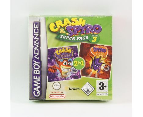 Crash & Spyro Super pack Volume 3  - Sealed - Game Boy Color. This lot contains a sealed copy of Crash & Spyro Super pack Vol