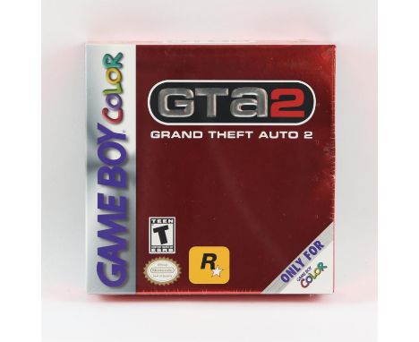 GTA 2 - Grand Theft Auto 2 - Factory Sealed - Game Boy Color. This lot contains a factory sealed copy of GTA 2 for the Ninten