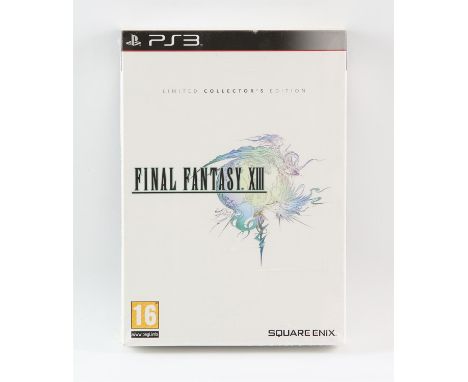 Final Fantasy 13 - Limited Collector's Edition - New & Sealed - PS3. This lot contains a sealed copy of Final Fantasy 13 for 