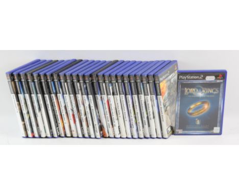 25 PlayStation 2 games - Titles include Red Faction 11, Spider-Man, X-Men. These are all the European PAL edition.Provenance: