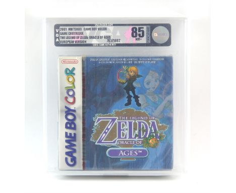 The Legend of Zelda: Oracle of Ages - VGA 85+ NM+ Sealed Nintendo Game Boy Color. This lot contains a VGA graded and sealed c