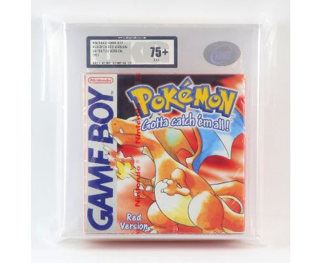 Pokemon Red UKG 75+ EX+ Sealed - Game Boy. This game has been graded a 75+ by UKG, one of the top grading companies in the UK