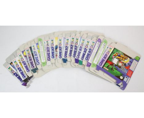 19 Game Boy 'Color' Flat Packed Retail BoxesThis lot contains 19 original and official Game Boy 'color' flat packed retail bo