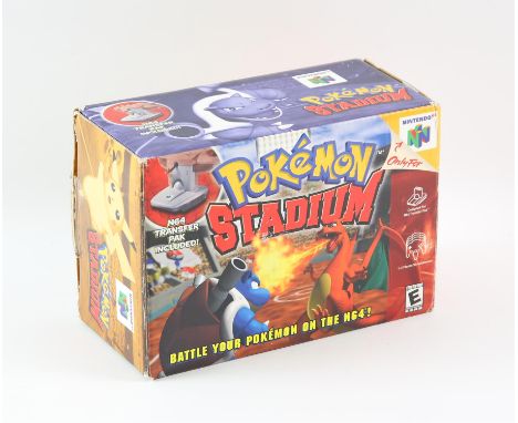 Pokémon Stadium - Boxed & Complete - N64 This lot contains a boxed copy of Pokémon Stadium for the Nintendo 64. This is a US/