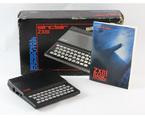Sinclair ZX8l Personal Computer - BoxedThis lot contains the Sinclair ZX81 Basic Programming Personal Computer. The item is u