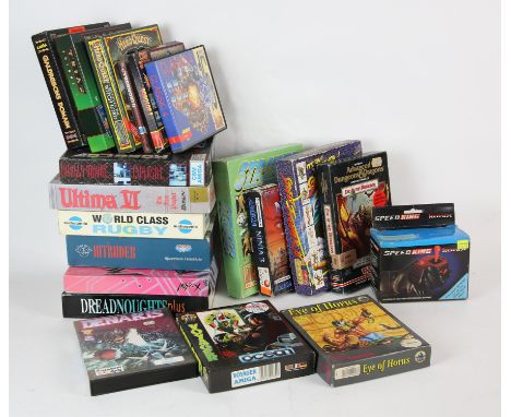 20 Assorted Amiga games and Boxed Joystick  This lot contains 20 assorted Amiga games. Some of the highlights contain Dungeon