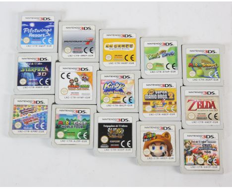 17 Nintendo 3DS Demo CartridgesThis lot contains 17 official Nintendo 3DS Demo cartridges, these were not available for resal