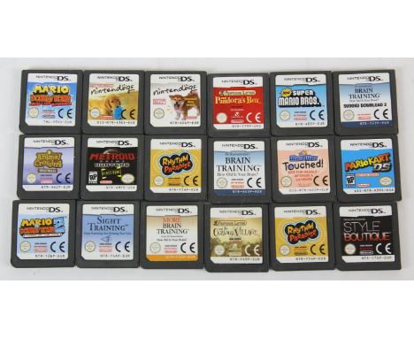 18 Nintendo DS Demo CartridgesThis lot contains 18 official Nintendo DS Demo cartridges, these were not available for resale 