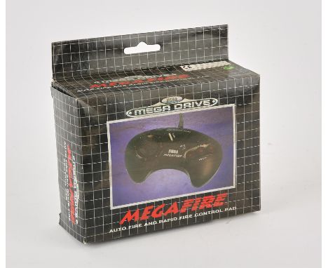Sega Mega Drive Mega Fire Controller New - Boxed/Unused.  This lot contains a boxed and unused Mega Fire controller for the S