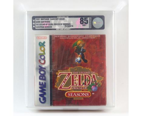 The Legend of Zelda: Oracle of Seasons - VGA 85+ NM+ Sealed Nintendo Game Boy Color. This lot contains a VGA graded and seale