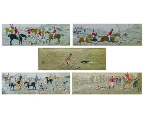 Five various comprising: The First Point, The Slip, The Meet, Full Cry and The Death  Condition: Please see extra images and 