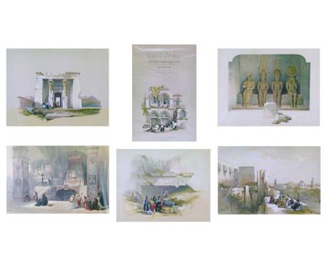David Roberts (1796-1864) - Collection of colour tinted lithographic plates from The Holy Land, Syria, Idumea, Arabia, Egypt 