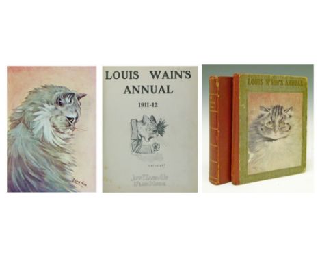 Louis Wain (Illus) - Five Louis Wain annuals bound as one volume comprising: 1911-1912 and four others, some seeming incomple