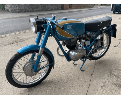 1961 PARILLA 125SPCurrent V5 present, declared manufactured in 1961, first registered in the UK in 2019. Paperwork includes h