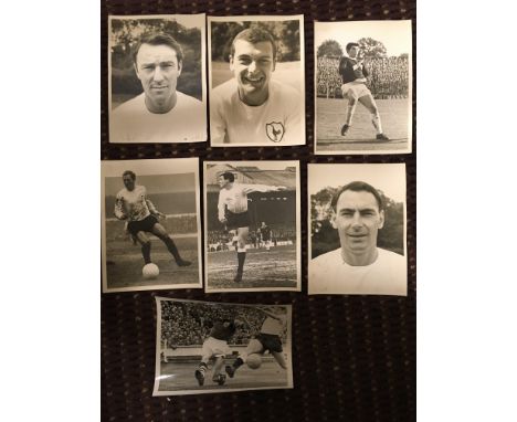 Tottenham 1960s Football Press Photos: Mixture of portrait and match action with players such as Saul Robertson Greaves Clayt