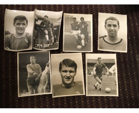 Chelsea 1960s Football Press Photos: Mixture of portrait and match action with players such as Tambling Hinton Thomson Cooke 