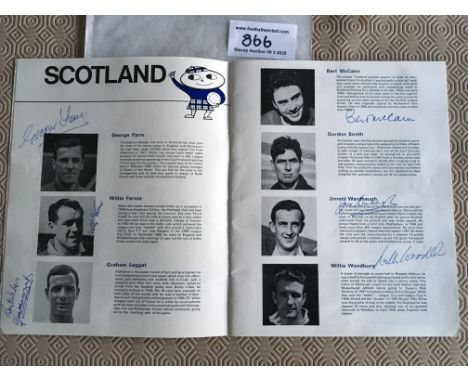 1971 International Tournament Signed Football Programme: European 5 a side tournament played by the home nations plus two Eur