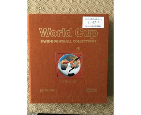 Panini World Cup Football Sticker Collection 1970- 2010: Two books in slip case with a print of every card ever made from the