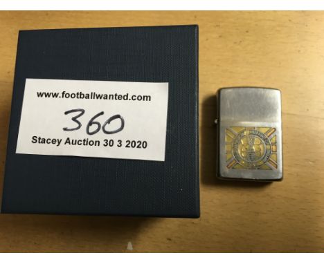 1966 Football World Cup Zippo Cigarette Lighter: With World Cup logo to one side. Lighter sparks but must be lacking gas. Rar