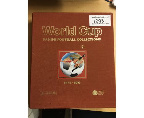 Panini World Cup Football Sticker Collection 1970- 2010: Two books in slip case with a print of every card ever made from the