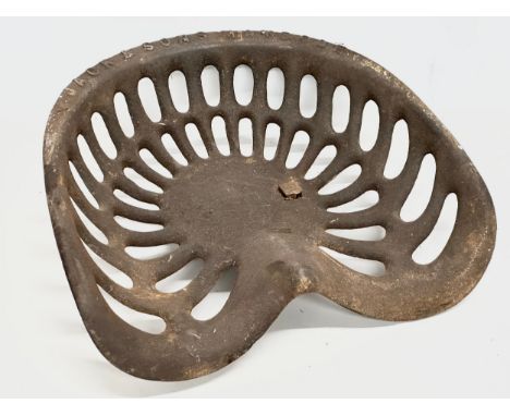 A vintage Jack &amp; Sons Maybole tractor seat. 