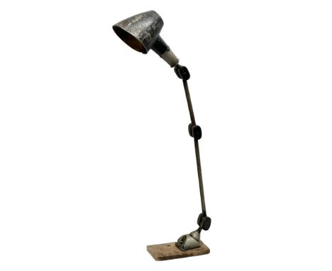 A large 1930’s/50’s EDL machinists lamp. 102cm 