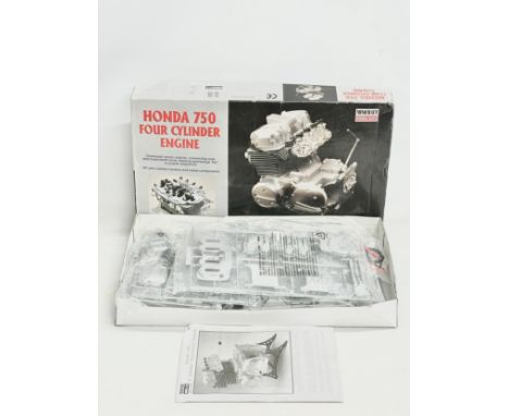 A Minicraft Model Kits Honda 750 Four Cylinder Engine. 