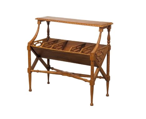 A Georgian style book trough. 91x40x86cm 