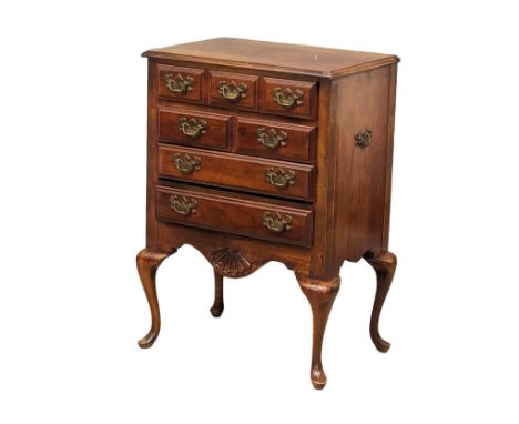 An American Chippendale style chest of drawers / cutlery chest. 63x43x92cm 