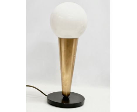 A large Steampunk table lamp. Plastic shade. 55cm 