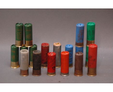 18 12 bore cartridges, metal, paper and plastic cases, various sizes, various weights, to include Eley, Philip Poole, Winches