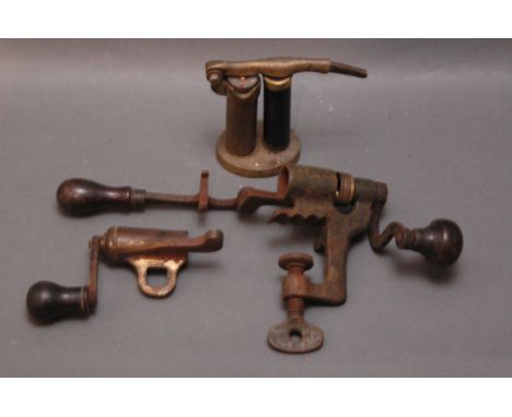 A collection of reloading tools, to include capper/decapper, etc. 