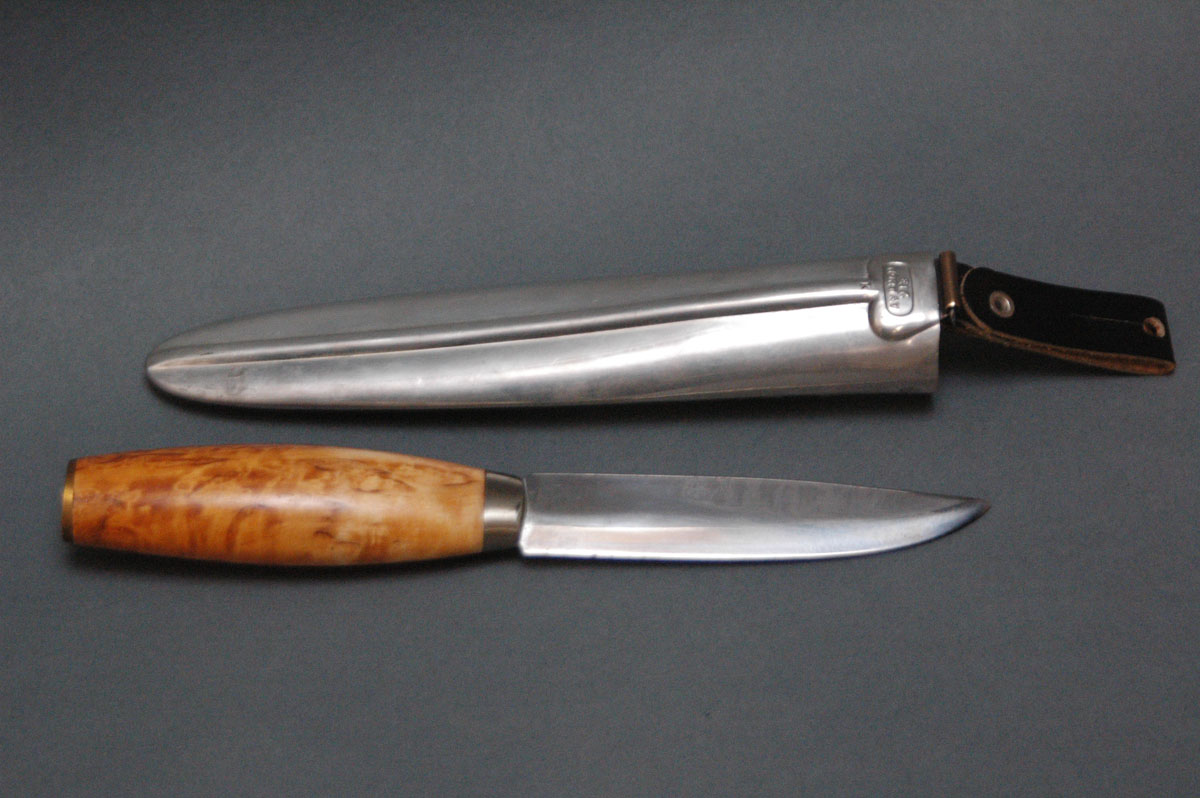 An Eik Norway Hunting Knife, The Blade Marked 