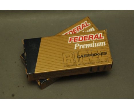 32 Federal Premium 22-250 55 grain Sierra Game King ammunition. FIREARMS LICENCE REQUIRED