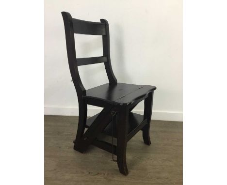 REPRODUCTION METAMORPHIC LIBRARY CHAIR/LADDERas a ladder 87cm high