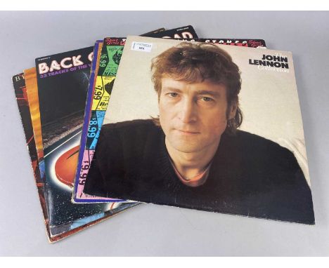 LOT OF LP RECORDS,including The Rolling Stones, John Lennon, Thin Lizzy, The Ink Spots, Blue Oyster Cult